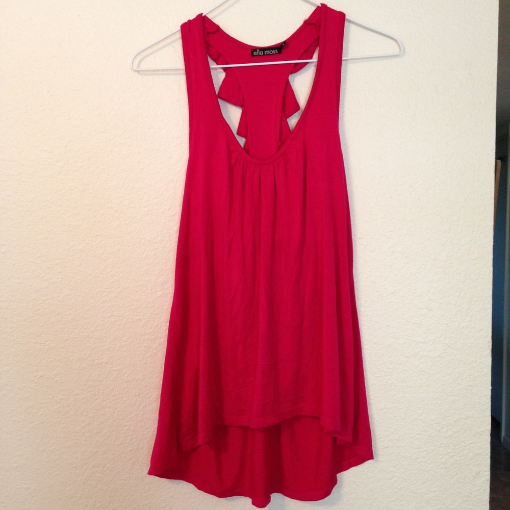 Pink Ella Moss racer back tank